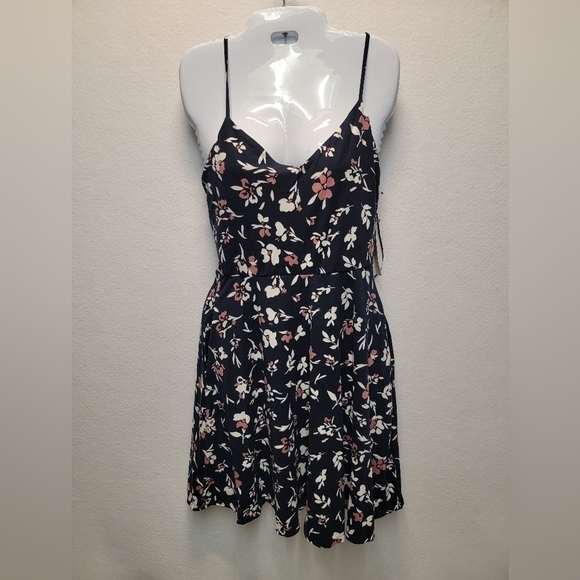 NINE BRITTON ANGIE FLORAL SPAGHETTI STRAP KNIT MIDI DRESS SIZE MP W/POCK… - Picture 11 of 13